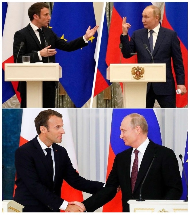 Путін привітав Макрона
