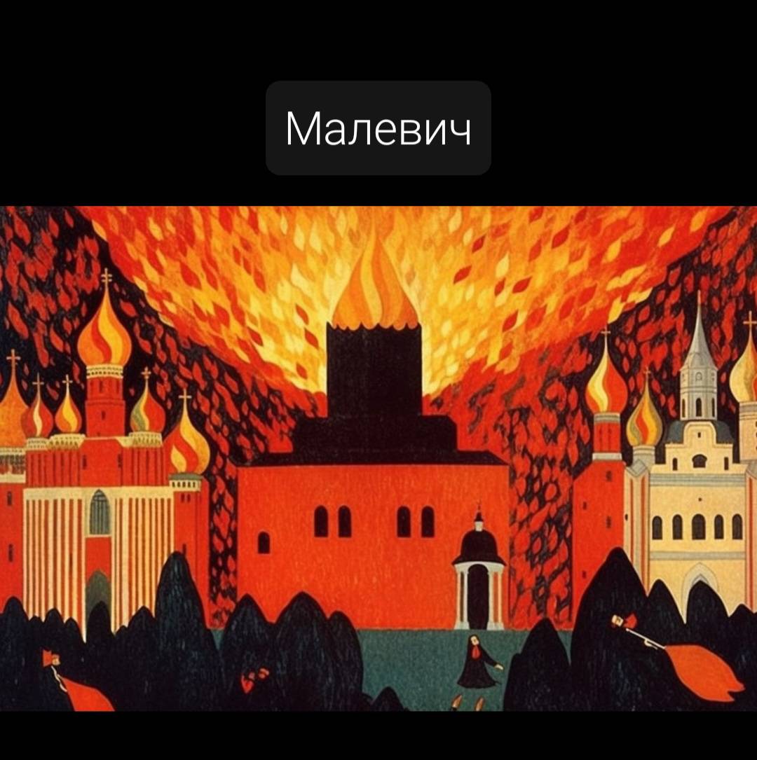 москва горить – Малевіч